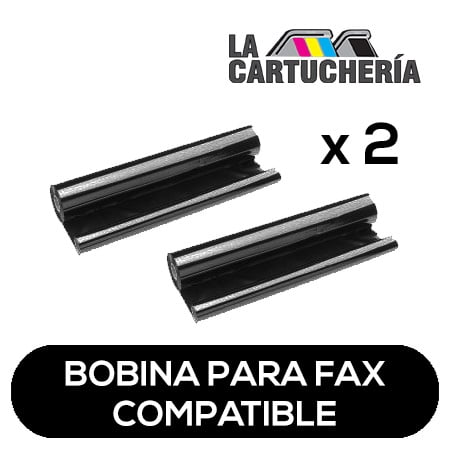 Brother Pack 2 bobinas para fax, reemplaza a PC302RF - PC3 Compatible