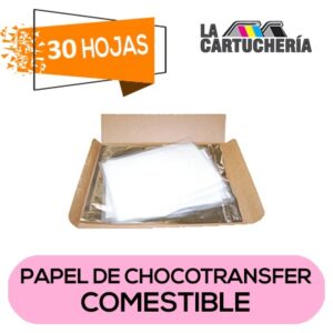 30 HOJAS PAPEL DE CHOCOTRANSFER A4 COMESTIBLE